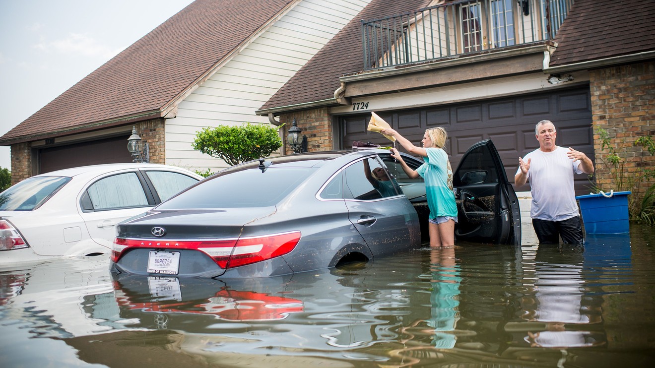 flood damaged car